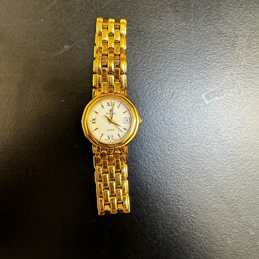 Cyma 18k Gold Plated Watch
